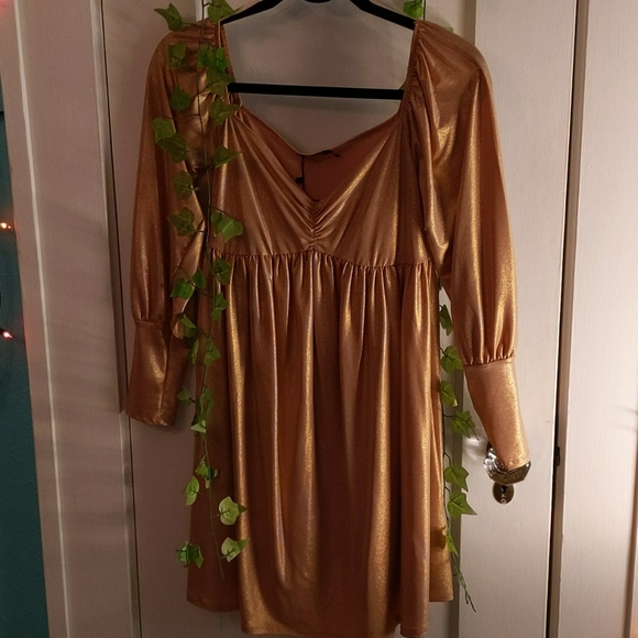 Nasty gal metallic mini dress - Picture 2 of 5